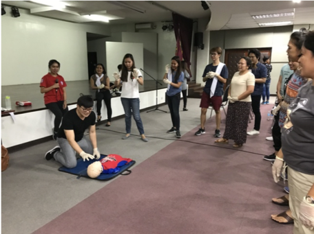 Faculty Trains with Red Cross