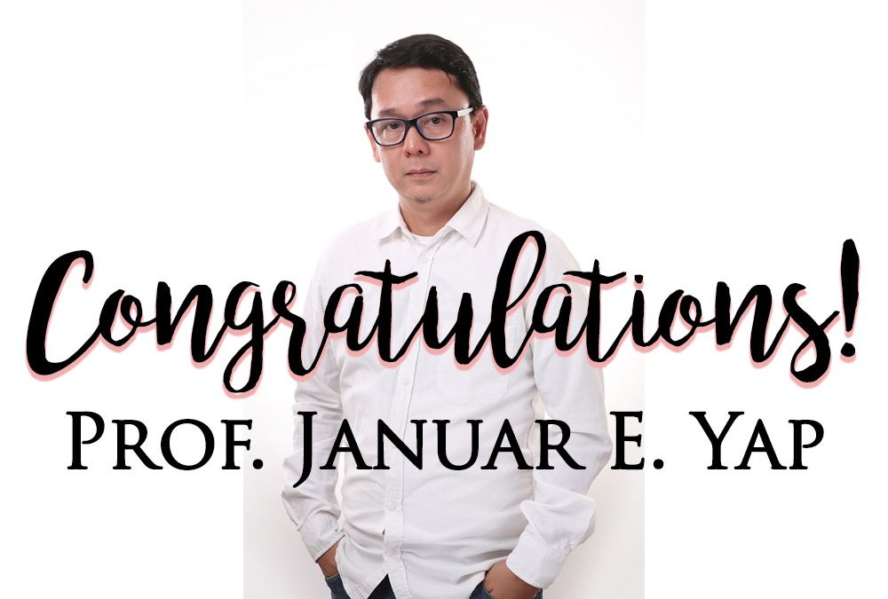 Prof. Januar E. Yap Wins Fourth Palanca for Cebuano Short Story