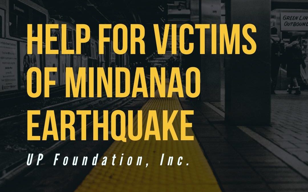 Help for Victims of the Mindanao Earthquake