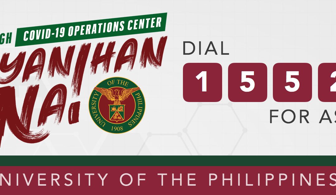 Bayanihan Na! UP-PGH launches COVID-19 Ops Center