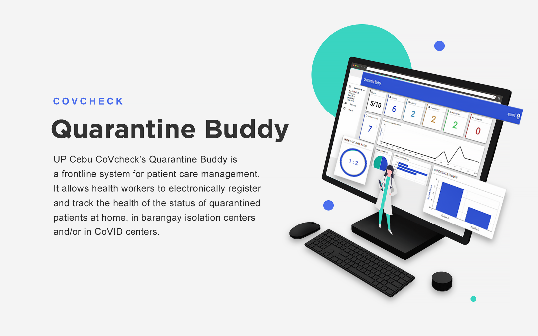 CoVcheck develops Quarantine Buddy: a patient care management system