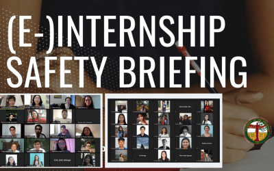 “You should feel safe in your workplace” (e-)Internship Safety Debriefing