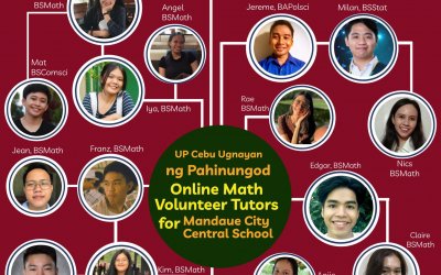 Meet our online Math Volunteer Tutors for Mandaue City Central School!