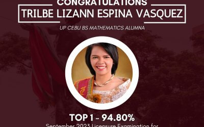 UP Cebu grad tops licensure exam for teachers