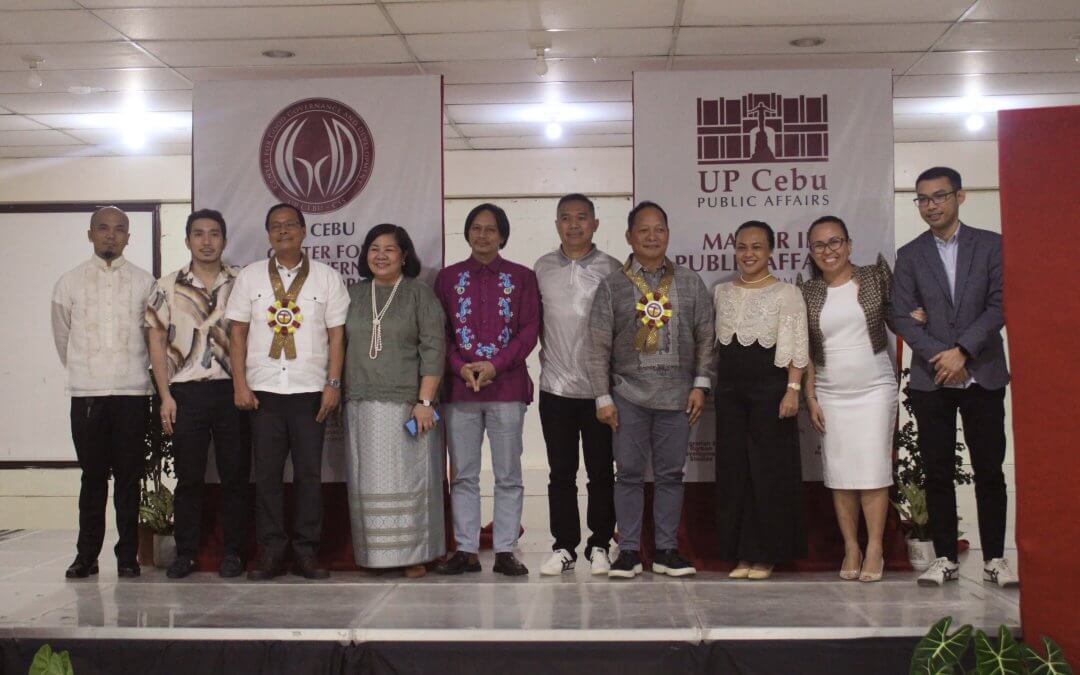 Soft launching of the Center for Good Governance and Development and the Master in Public Affairs Program in UP Cebu