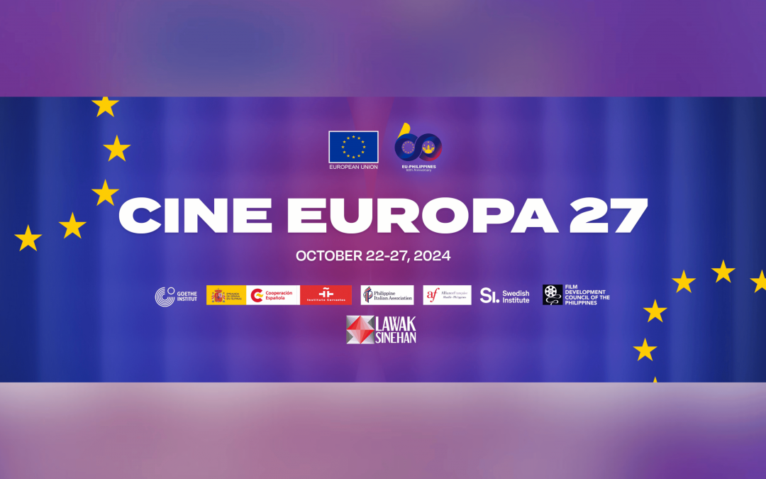 Lawak Sinehan hosts Cine Europa 27: October 22-27