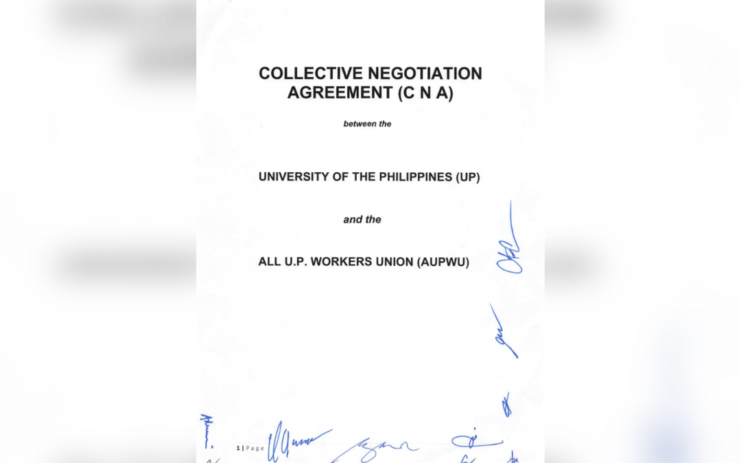 UP Admin, Workers’ Union forge new negotiation agreement